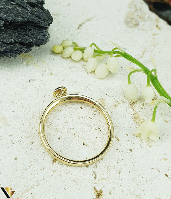 Inel Aur 14k, Diamant 0.12 ct [3]