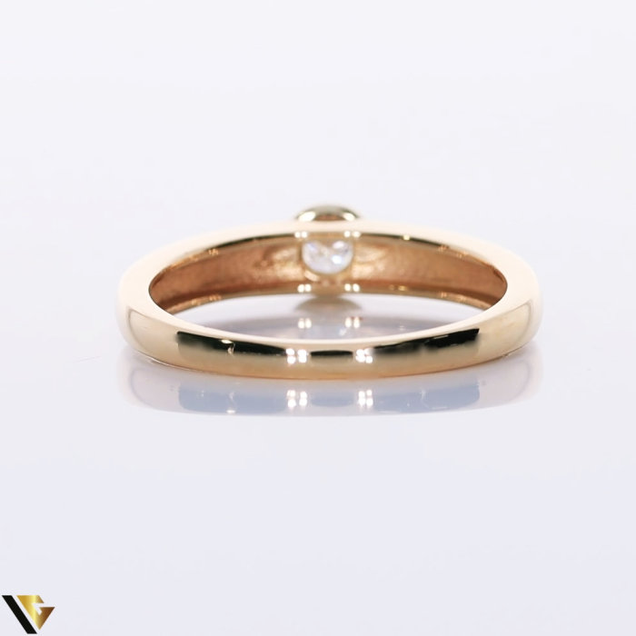 Inel Aur 14k, Diamant 0.15 ct [4]