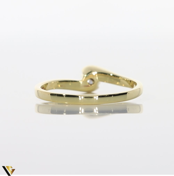 Inel Aur 14k, Diamant 0.15 ct [4]