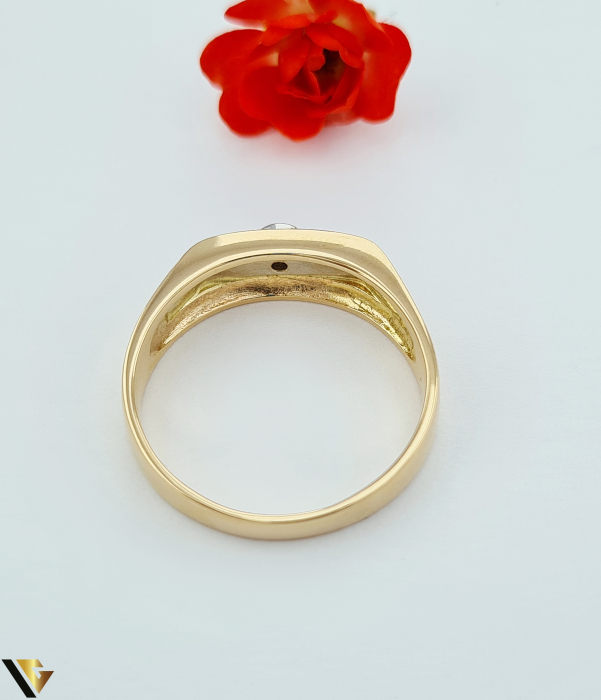 Inel Aur 14k, Diamant 0.17 ct [2]