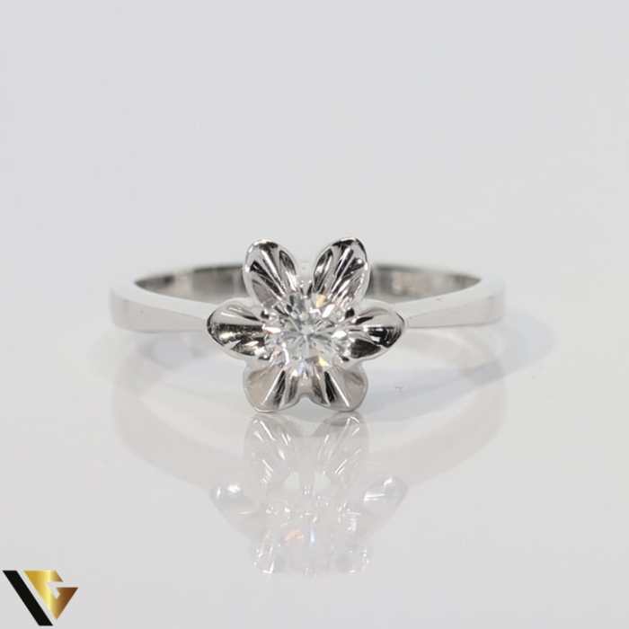 Inel Aur 14k, Diamant 0.22 ct [2]