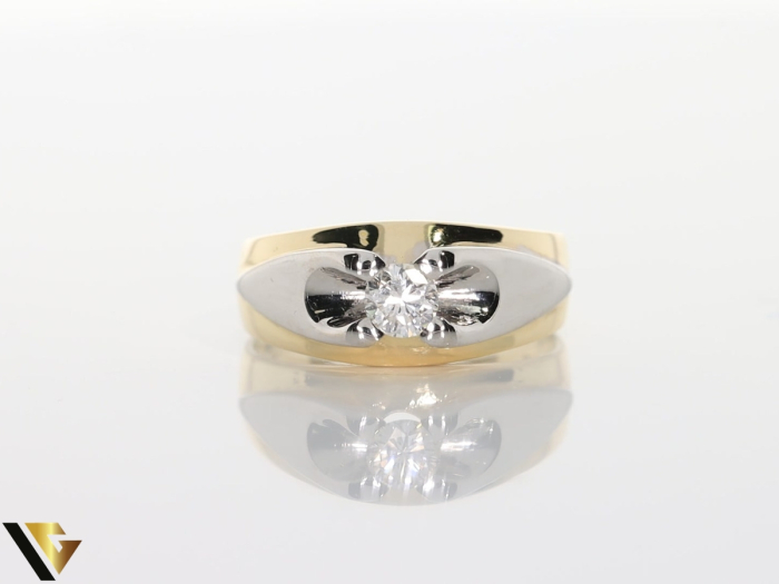 Inel Aur 14k, Diamant 0.32 ct [2]
