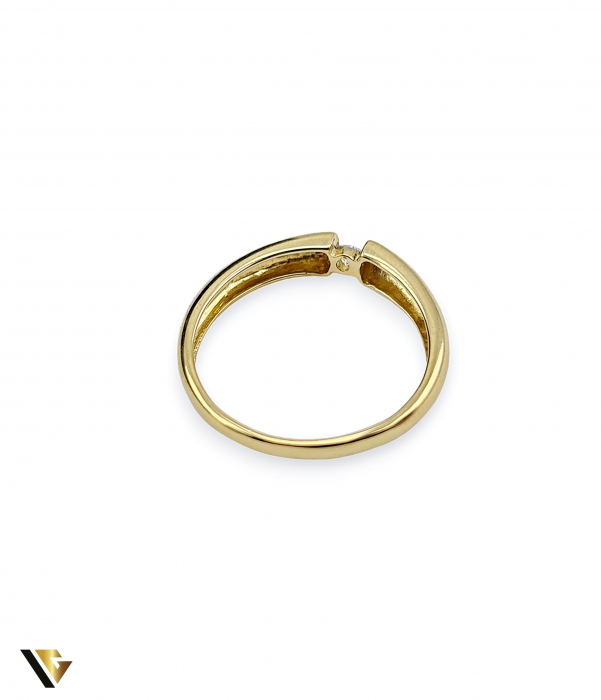 Inel Aur 14k, Diamant de aprox. 0.15 ct, 1.54 grame [3]