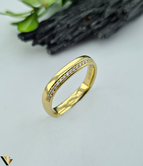 Inel Aur 14k, Diamante 0.08 ct [1]