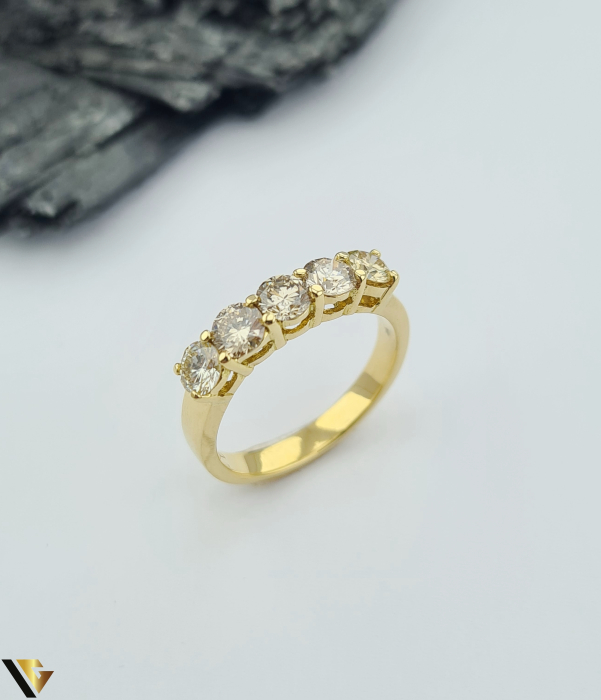 Inel Aur 14k, Diamante 1.31 ct [1]