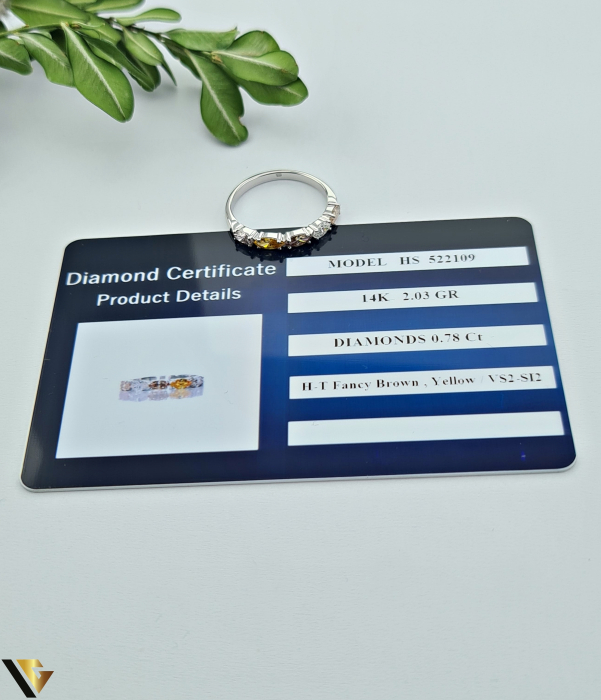 Inel Aur 14k, Diamante 0.78 ct [4]