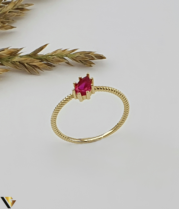 Inel Aur 14k, Rubin [1]