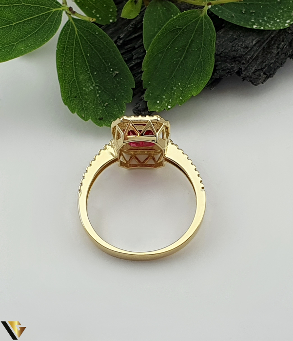 Inel Aur 14k, Spinel [2]