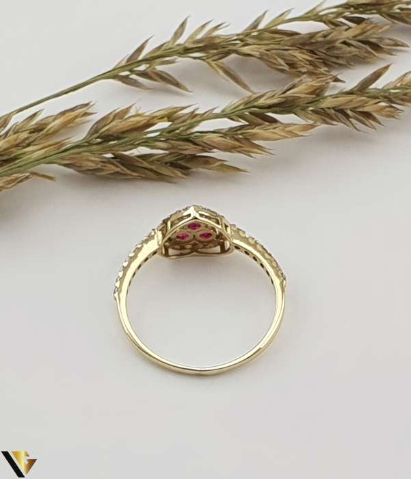 Inel Aur 14k, Rubin [2]