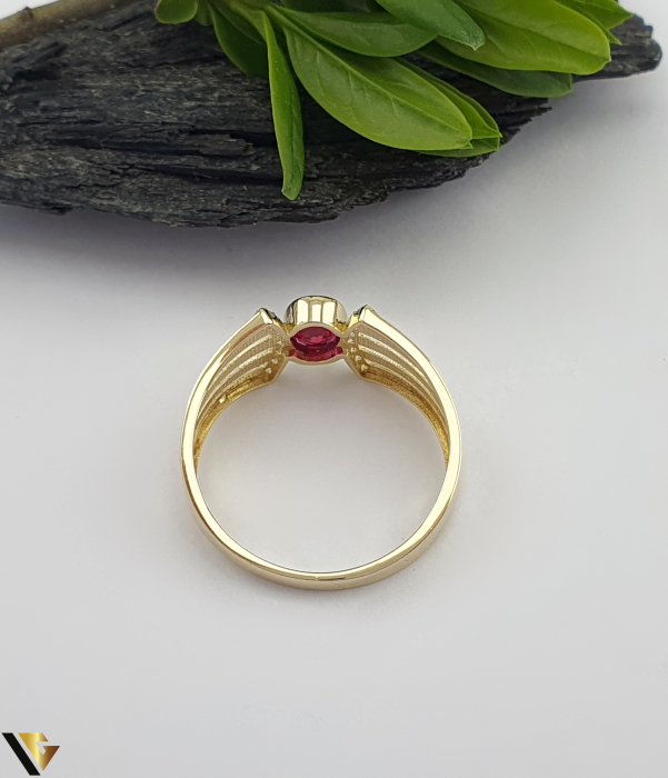 Inel Aur 14k, Rubin [2]