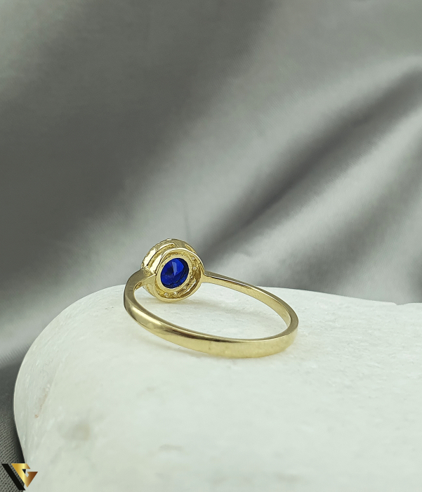 Inel Aur 14K, Spinel si zirconiu [3]