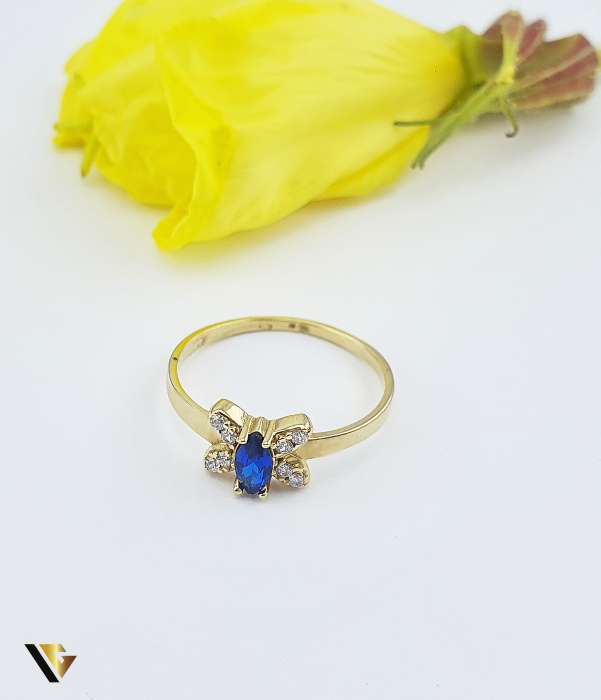 Inel Aur 14k, Spinel si Zirconiu [2]