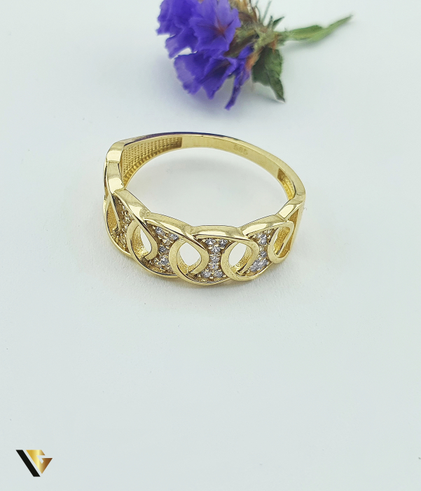 Inel Aur 14k, Zirconiu [3]