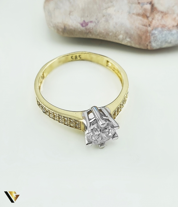 Inel Aur 14k, Zirconiu [2]