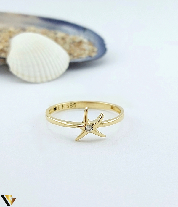 Inel Aur 14k, Zirconiu [2]