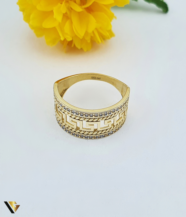 Inel Aur 14k, Zirconiu [2]
