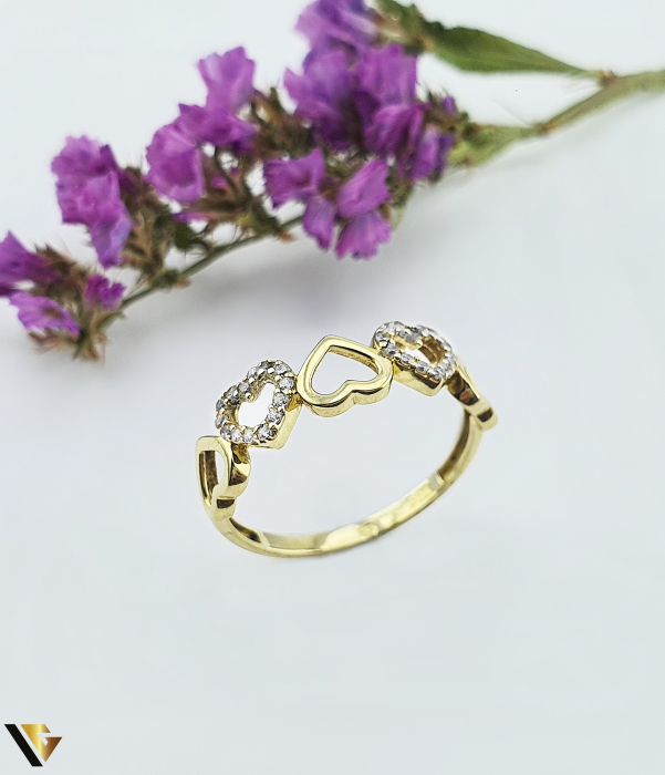 Inel Aur 14k, Zirconiu [1]