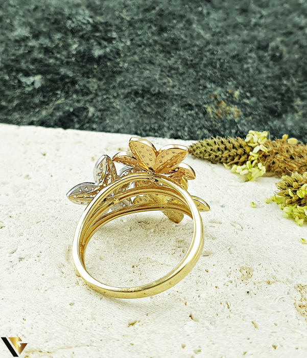Inel Aur 14k, Flori [3]
