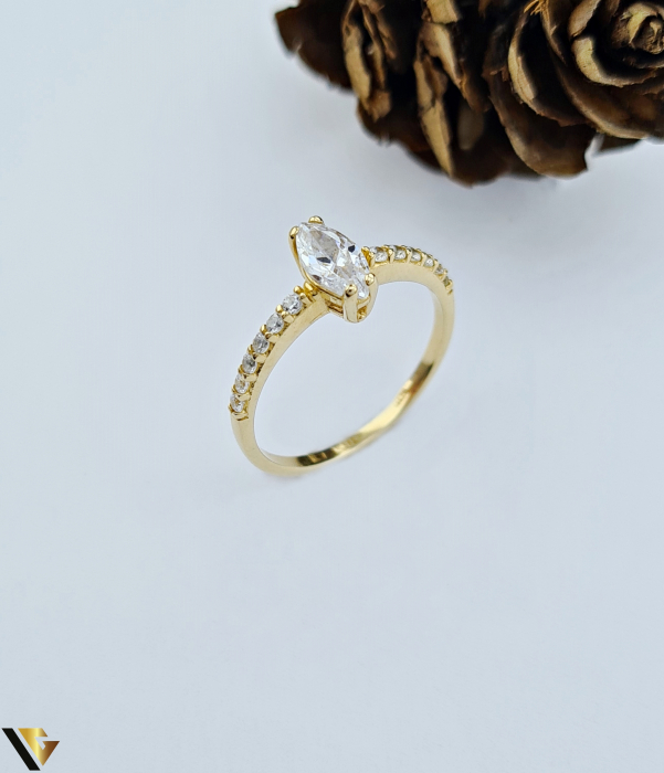 Inel Aur 14k, Zirconiu [1]