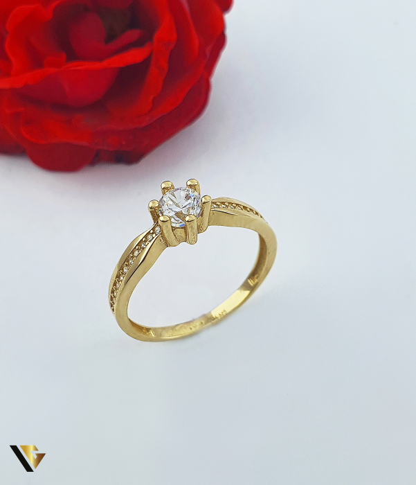 Inel Aur 14k, Zirconiu [1]