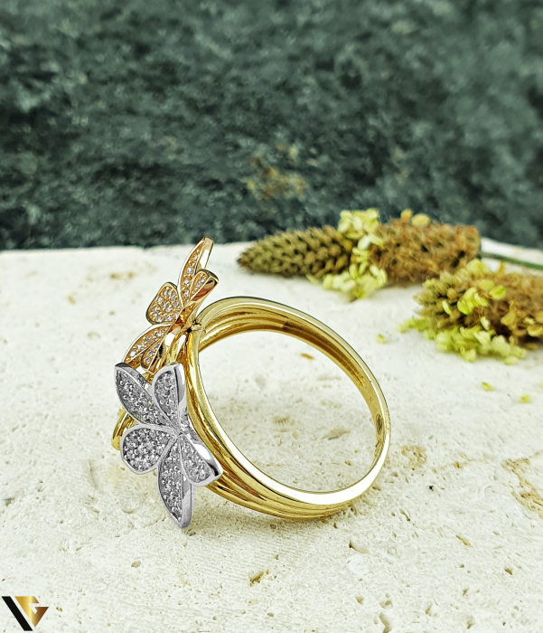 Inel Aur 14k, Flori [4]