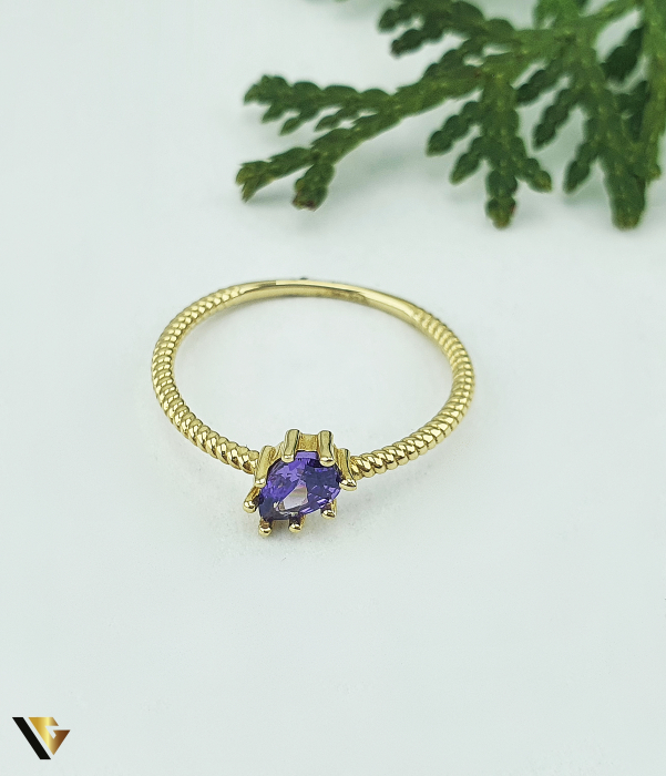 Inel Aur 14k, Zirconiu [2]