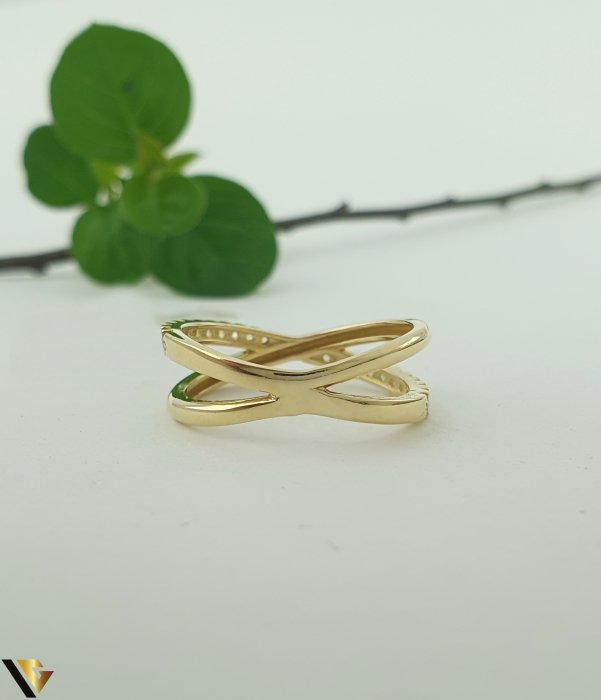 Inel Aur 14k, Zirconiu [2]