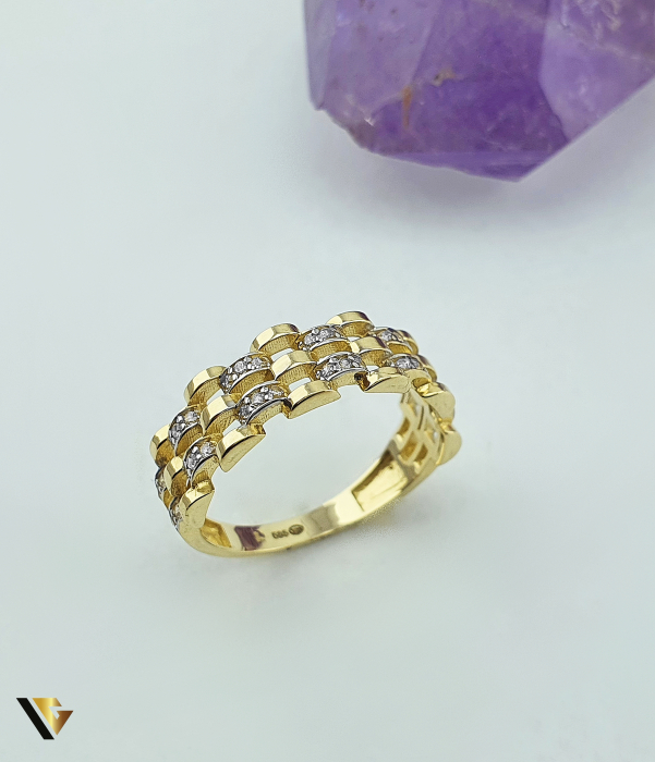 Inel Aur 14k, Zirconiu [1]