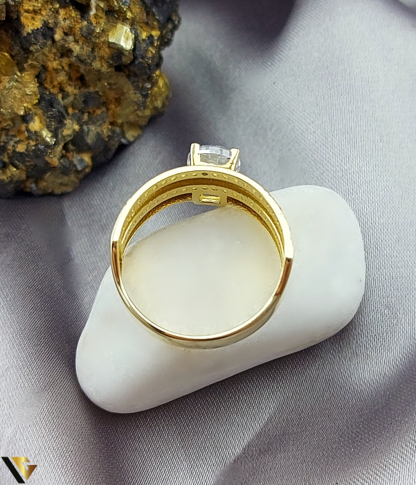 Inel Aur 14k, Zirconiu [3]