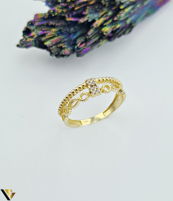 Inel Aur 14k, Zirconiu [1]