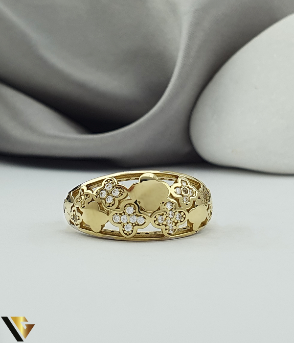 Inel Aur 14K, Zirconiu [3]