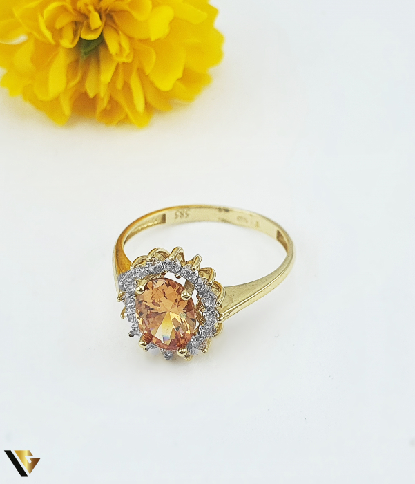 Inel Aur 14k, Zirconiu [2]