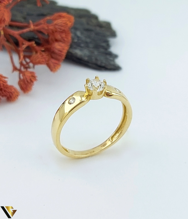Inel Aur 14k, Zirconiu [1]
