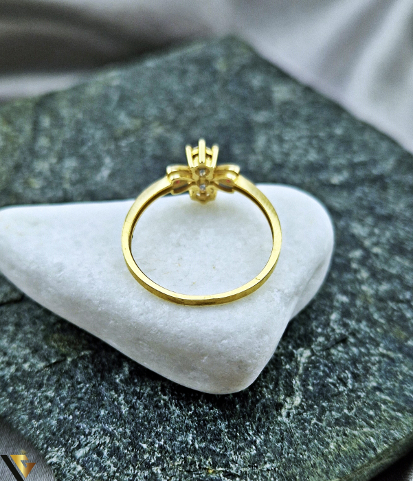 Inel Aur 14k, Zirconiu [3]