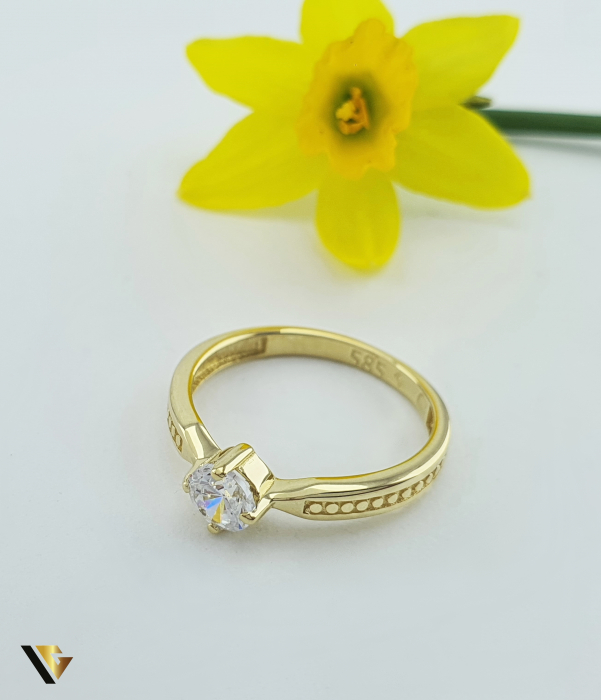 Inel Aur 14k, Zirconiu [2]