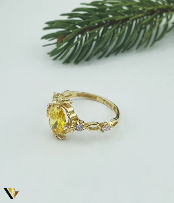 Inel Aur 14k, Zirconiu [2]