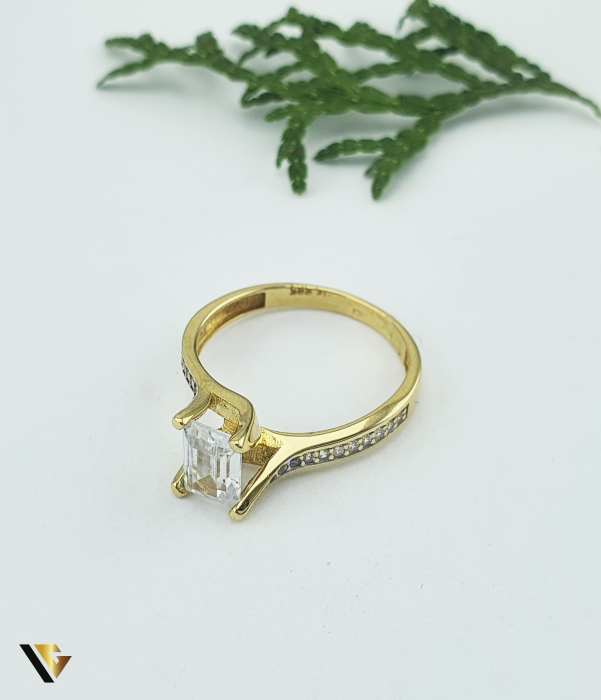 Inel Aur 14k, Zirconiu [2]