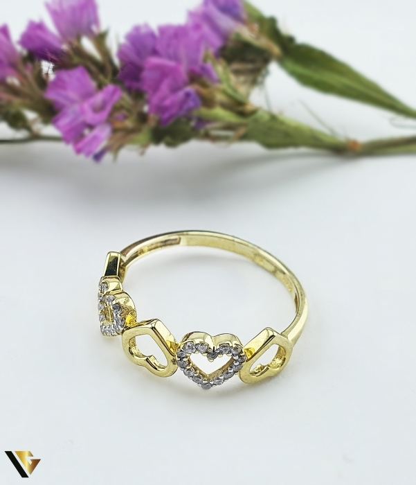 Inel Aur 14k, Zirconiu [2]