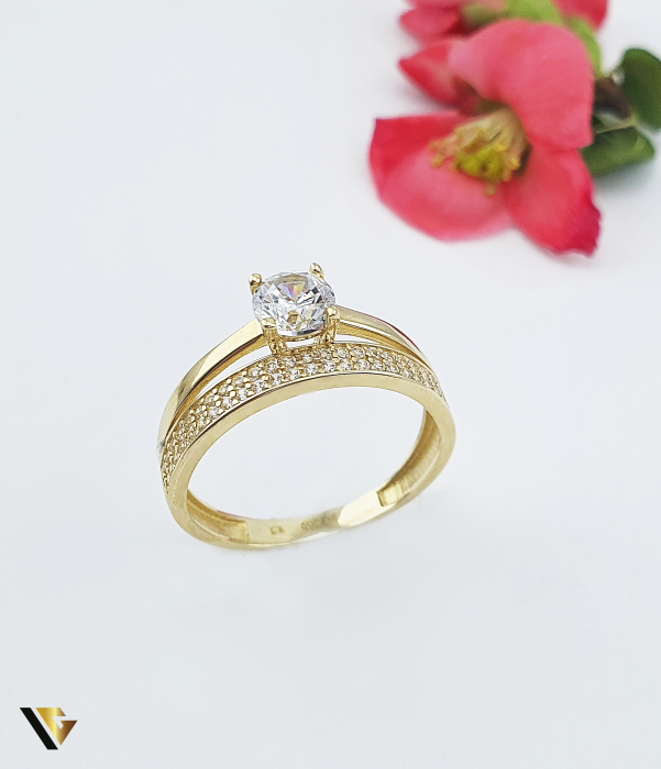 Inel Aur 14k, Zirconiu [1]
