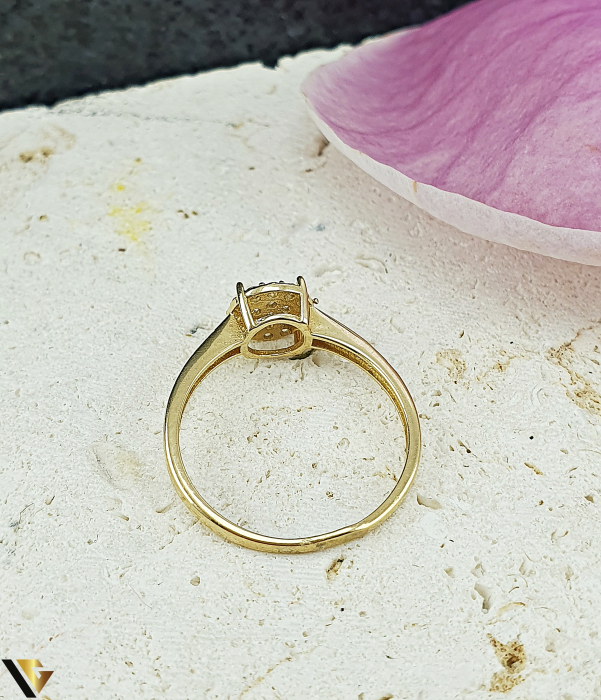 Inel Aur 14k, Zirconiu [3]