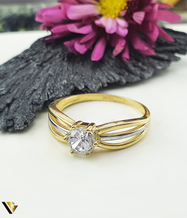 Inel Aur 14k, Zirconiu [2]