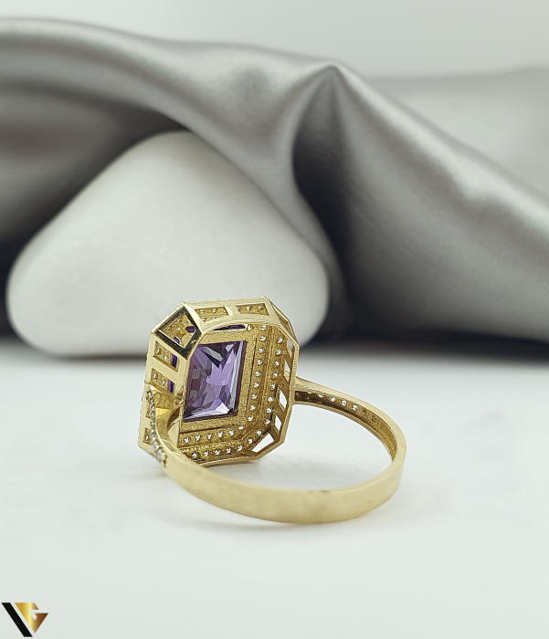 Inel Aur 14K, Zirconiu [2]