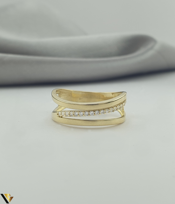 Inel Aur 14K, Zirconiu [3]