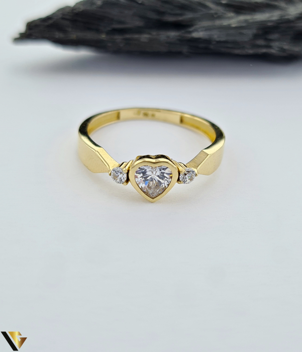 Inel Aur 14k, Zirconiu [2]