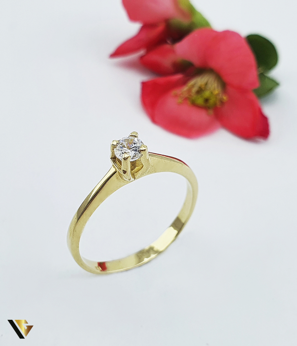 Inel Aur 14k, Zirconiu [1]