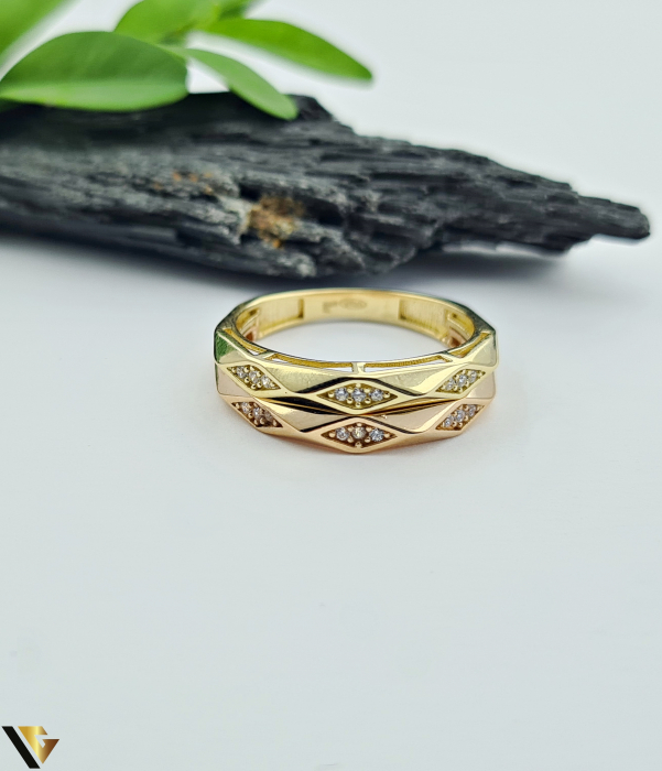 Inel Aur 14k, Zirconiu [2]