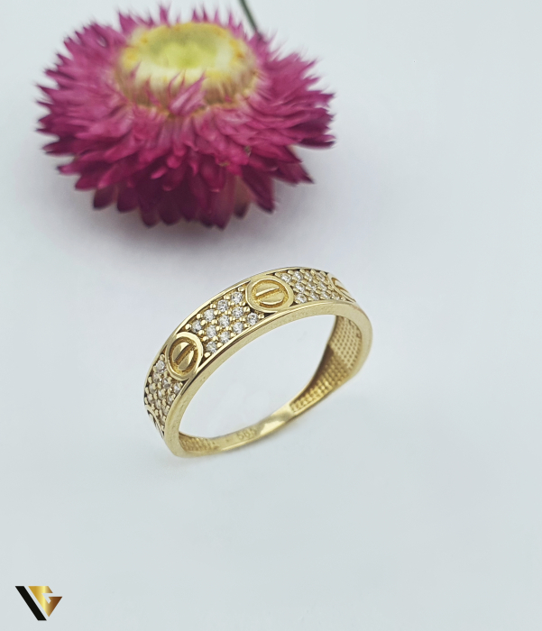 Inel Aur 14k, Zirconiu [1]