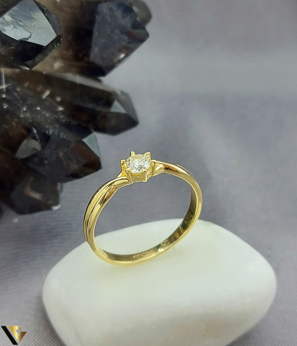 Inel Aur 14k, Zirconiu [1]