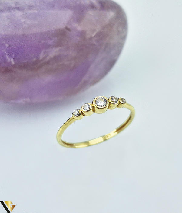 Inel Aur 14k, Zirconiu [1]
