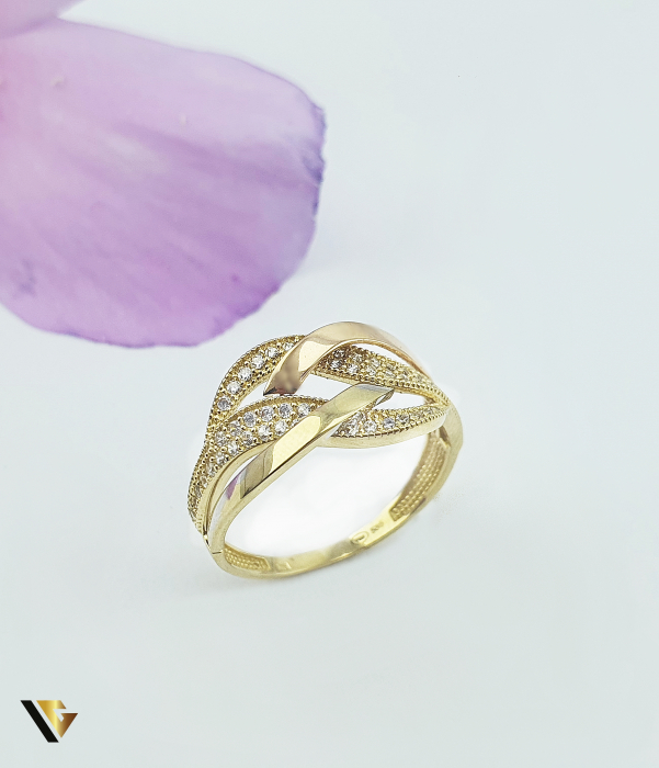 Inel Aur 14k, Zirconiu [3]